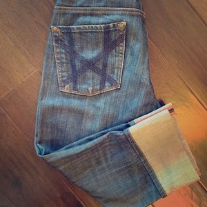 7 For All Mankind denim capris